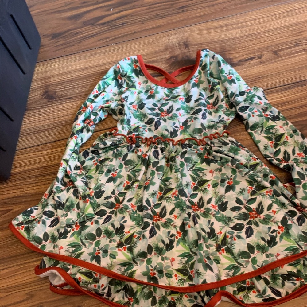 Cheeky Plum twirly dress 3t